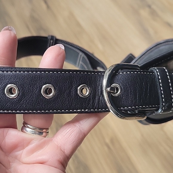 Coach Black Leather Shoulder Bag - Picture 12 of 17